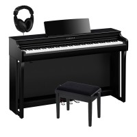 PIAN DIGITAL YAMAHA Pachet Clavinova CLP-825PE cu bancheta si casti AKG K44