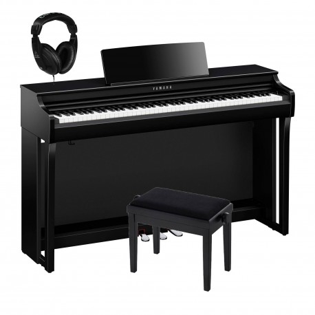 PIAN DIGITAL YAMAHA Pachet Clavinova CLP-825PE cu bancheta si casti AKG K44