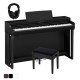 PIAN DIGITAL YAMAHA Pachet Clavinova CLP-825 cu bancheta si casti AKG K44