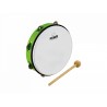 NINO Percussion Molded ABS Tambourine - 10" (NINO24GG) Green