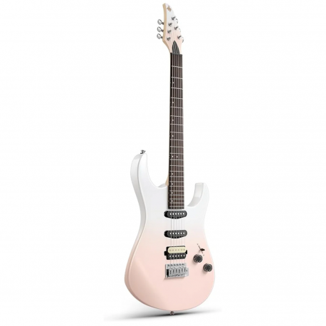 CHITARA ELECTRICA DONNER DMT-66 PINK-WHITE GRADIENT