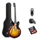 SET CHITARA ELECTRICA DONNER DJP-1000S SUNBURST
