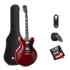 SET CHITARA ELECTRICA DONNER DJP-1000S SUNBURST