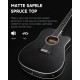 SET CHITARA ACUSTICA DONNER MATTE ACOUSTIC-ELECTRIC BLACK