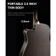 SET CHITARA ACUSTICA DONNER MATTE ACOUSTIC-ELECTRIC SUNBURST