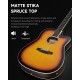 SET CHITARA ACUSTICA DONNER MATTE ACOUSTIC-ELECTRIC SUNBURST