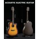 SET CHITARA ACUSTICA DONNER MATTE ACOUSTIC-ELECTRIC SUNBURST
