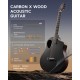 SET CHITARA ACUSTICA DONNER RISING 1 BLACK SATIN