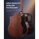 SET CHITARA ACUSTICA DONNER RISING 1 BROWN SATIN