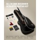 Set Chitara Acustica Donner Dag-1 Cb Cutaway Cu Husa Si Accesorii, Black Ec1129