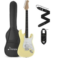 CHITARA ELECTRICA DONNER DST SEEKER DELUXE VINTAGE YELLOW