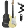 Chitara Electrica Donner DST 100 Seeker Deluxe Vintage Yellow