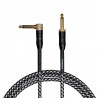 Cablu Instrument Cascha CCP-G2ABK3 Professional Line 3m Black Tweed