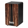 Cajon Profesional Sela SE-089 Black Dark Nut CaSela