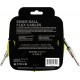 CABLU INSTRUMENT ERNIE BALL FLEX INSTRUMENT CABLE STRAIGHT/STRAIGHT 10FT - GREEN