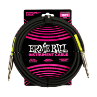 CABLU INSTRUMENT ERNIE BALL CLASSIC INSTRUMENT CABLE STRAIGHT/STRAIGH 15FT - BLACK