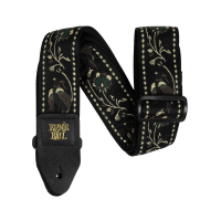 CUREA CHITARA ERNIE BALL JACQUARD STRAP BLACK PLEASENT PHEASENT