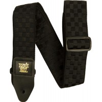 CUREA CHITARA ERNIE BALL JACQUARD STRAP BLACK CHECKERS