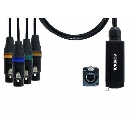CABLU MULTICORE CORDIAL CDX 0.7 FN 3 QUAD-DMX