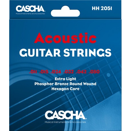 SET CORZI CHITARA ACUSTICA CASCHA HH-2051