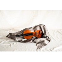 HUSA VIOARA LEATHERWOOD LEATHERWOOD SILK INSTRUMENT WRAP - PURE MULBERRY SILK