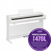 Pian Digital Yamaha YDP-166WH Arius Alb