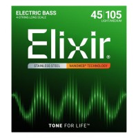 CORZI CHITARA BASS ELECTRICA Elixir Strings 14777 45-105, 130
