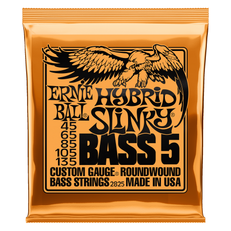 SET CORZI CHITARA BASS ERNIE BALL Super Slinky Bass 5 Nickel Wound 40-125