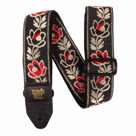 CUREA CHITARA ERNIE BALL JACQUARD STRAP NOBEL ROSE