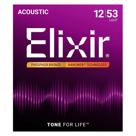 CORZI CHITARA ACUSTICA Elixir Strings 21052 12-53