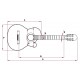 CHITARA CLASICA KREMONA FIESTA F65CW TLR