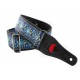 CUREA CHITARA RIGHTON! Woodstock II Blue Guitar Strap