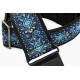 CUREA CHITARA RIGHTON! Woodstock II Blue Guitar Strap