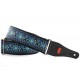 CUREA CHITARA RIGHTON! Woodstock II Blue Guitar Strap