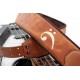 CUREA CHITARA RIGHTON! Fakey Light Brown Bass Strap