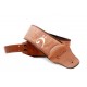 CUREA CHITARA RIGHTON! Fakey Light Brown Bass Strap