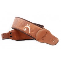 CUREA CHITARA RIGHTON! Fakey Light Brown Bass Strap