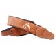CUREA CHITARA RIGHTON! Fakey Light Brown Bass Strap