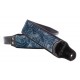 CUREA CHITARA YAMAHA PAISLEY VELVET-70 BLUE GUITAR STRAP