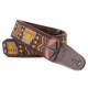 CUREA CHITARA YAMAHA AZTECA BROWN GUITAR STRAP