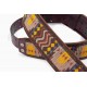 CUREA CHITARA YAMAHA AZTECA BROWN GUITAR STRAP