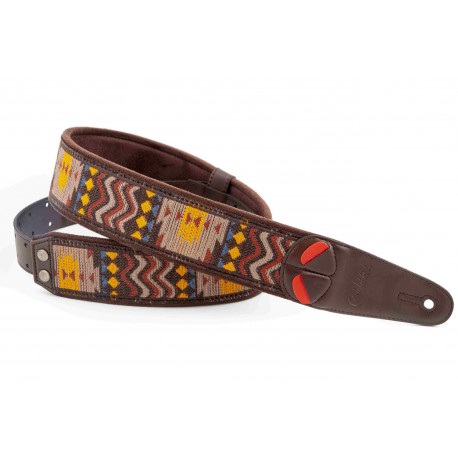 CUREA CHITARA YAMAHA AZTECA BROWN GUITAR STRAP