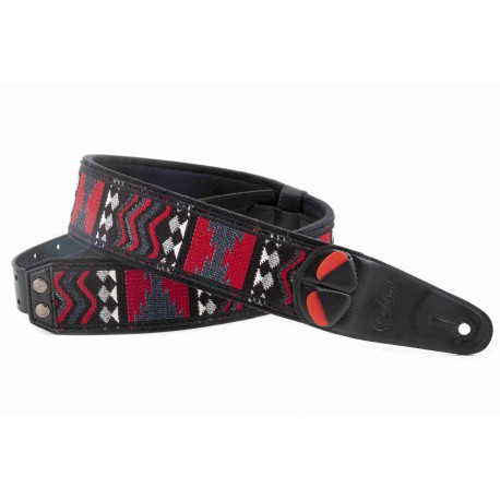 CUREA CHITARA YAMAHA AZTECA BLACK GUITAR STRAP