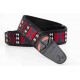CUREA CHITARA YAMAHA AZTECA BLACK GUITAR STRAP