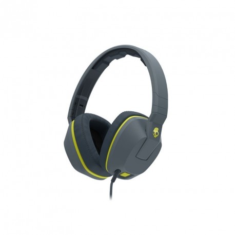 CASTI AUDIO SKULLCANDY CRUSHER GREY/HOT LIME