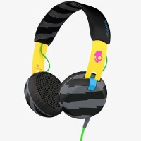 CASTI AUDIO SKULLCANDY GRIND LOCALS ONLY YELLOW BLACK