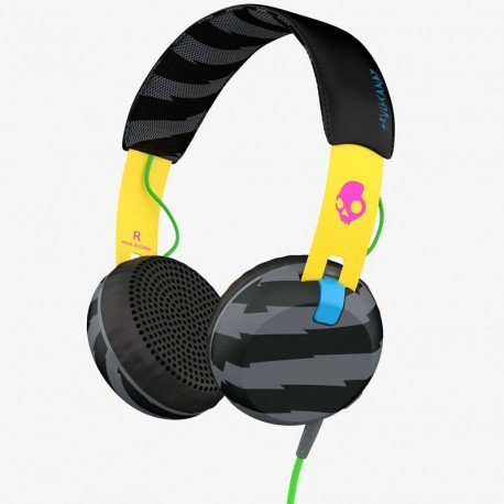 CASTI AUDIO SKULLCANDY GRIND LOCALS ONLY YELLOW BLACK