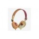 CASTI AUDIO SKULLCANDY KNOCKOUT FLORAL/BURGUNDY