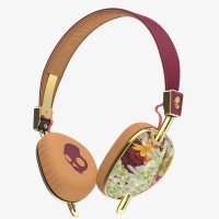 CASTI AUDIO SKULLCANDY KNOCKOUT FLORAL/BURGUNDY