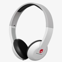 CASTI AUDIO SKULLCANDY UPROAR WHITE GRAY RED